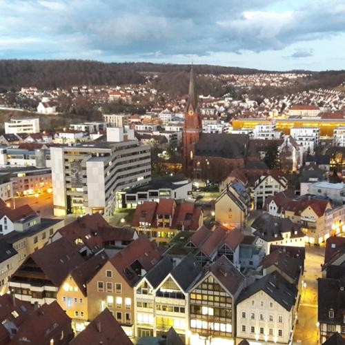 Blick auf die Stadt Heidenheim Blick auf die Stadt Heidenheim