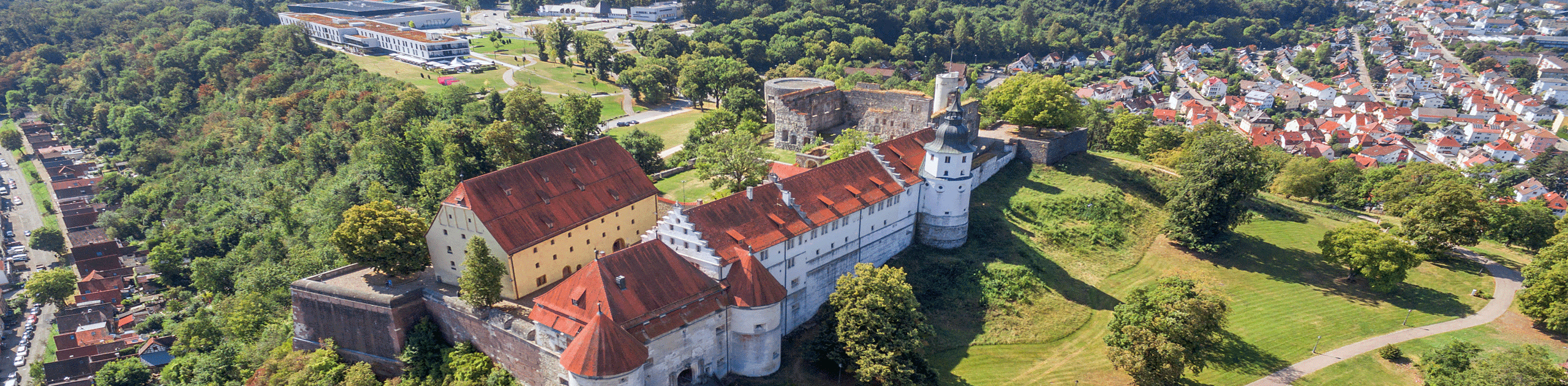 Schlossberg mit Schloss Hellenstein, Foto: Daniel Paus - cmc