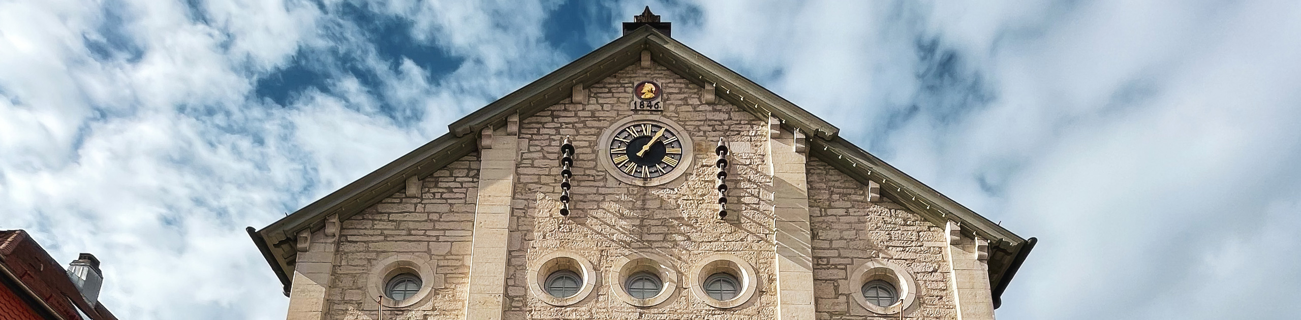 Historisches Gebäude aus Jurakalkstein, Foto: Stadt Heidenheim